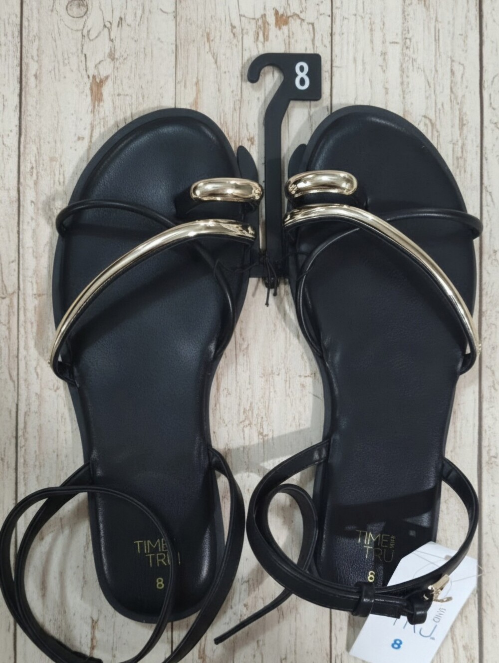 Time and Tru Women's Toe Ring SandalsSize:8